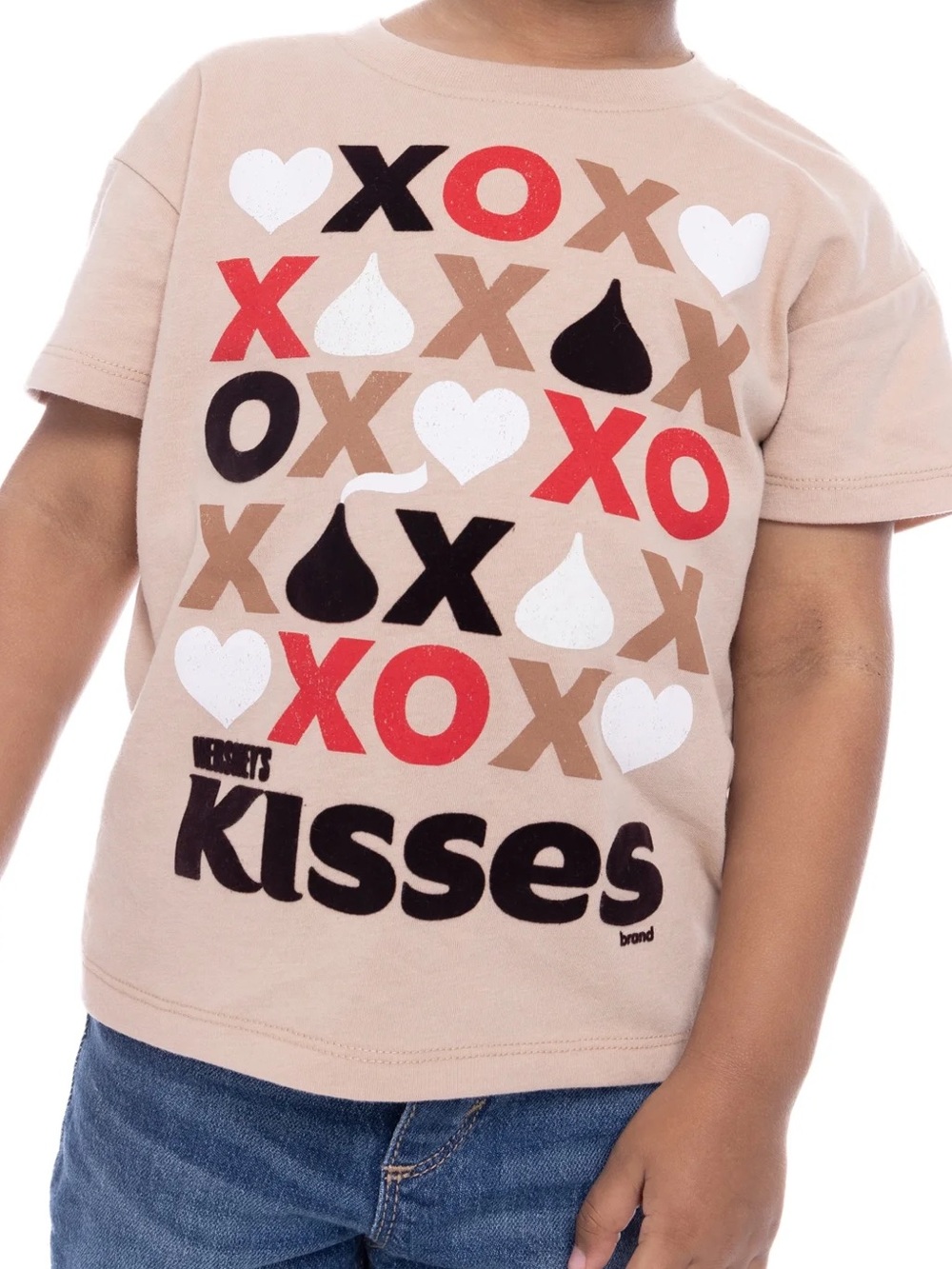 Hershey's Kisses Kids' Tan Graphic Tee - Short Sleeve